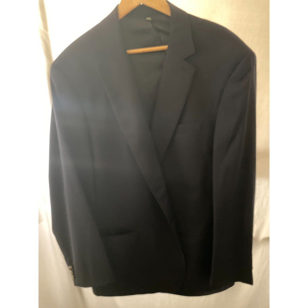 Men's‎ Orvis Suit Jacket Navy Size 48R with Silver Buttons